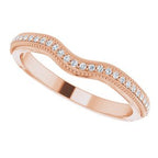 Halo-Style Vintage-Inspired Engagement Ring or Band