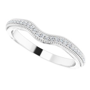 Halo-Style Vintage-Inspired Engagement Ring or Band