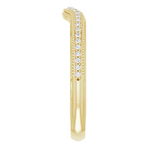 Halo-Style Vintage-Inspired Engagement Ring or Band