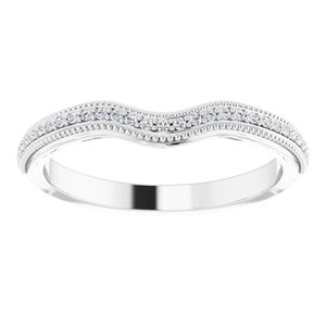 Halo-Style Vintage-Inspired Engagement Ring or Band