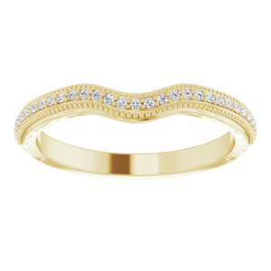 Halo-Style Vintage-Inspired Engagement Ring or Band