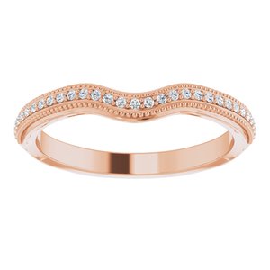 Halo-Style Vintage-Inspired Engagement Ring or Band