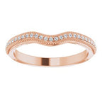 Halo-Style Vintage-Inspired Engagement Ring or Band
