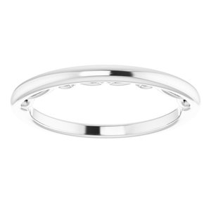 Halo-Style Sculptural Engagement Ring or Band