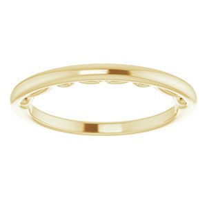 Halo-Style Sculptural Engagement Ring or Band