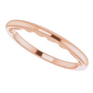 Halo-Style Sculptural Engagement Ring or Band