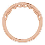 Halo-Style Sculptural Engagement Ring or Band
