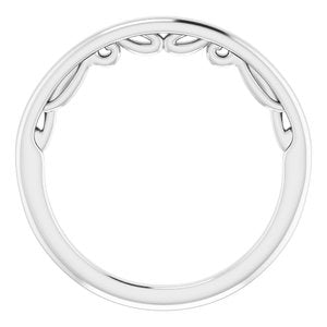 Halo-Style Sculptural Engagement Ring or Band