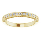 Halo-Style Sculptural Engagement Ring or Band