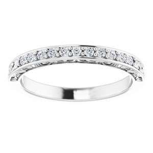 Halo-Style Sculptural Engagement Ring or Band