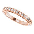 Halo-Style Sculptural Engagement Ring or Band
