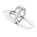 Heart Cross Ring