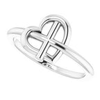 Heart Cross Ring