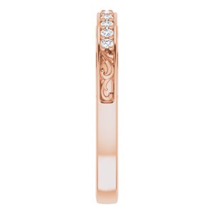 Halo-Style Sculptural Engagement Ring or Band