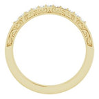 Halo-Style Sculptural Engagement Ring or Band