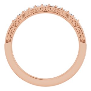 Halo-Style Sculptural Engagement Ring or Band