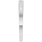 Channel-Set Tapered Anniversary Band