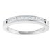 Channel-Set Tapered Anniversary Band