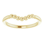 Stackable Beaded Stackable Ring