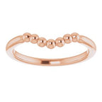 Stackable Beaded Stackable Ring