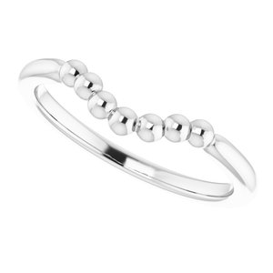 Stackable Beaded Stackable Ring