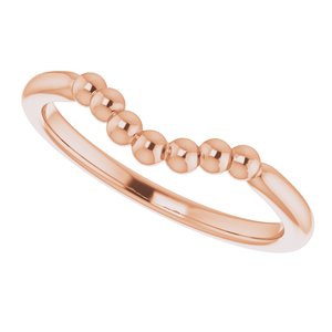 Stackable Beaded Stackable Ring