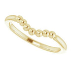 Stackable Beaded Stackable Ring
