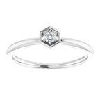 Hexagon Stackable Ring