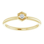 Hexagon Stackable Ring
