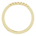 Stackable Beaded Stackable Ring