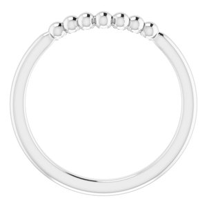 Stackable Beaded Stackable Ring