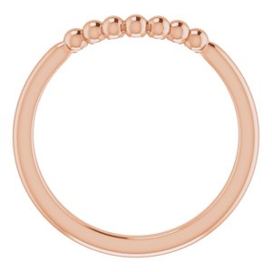 Stackable Beaded Stackable Ring