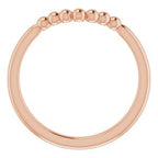 Stackable Beaded Stackable Ring