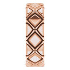 X-Patterned Quilted Band