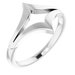 Negative Space V Ring