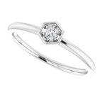 Hexagon Stackable Ring