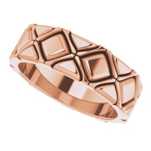 X-Patterned Quilted Band