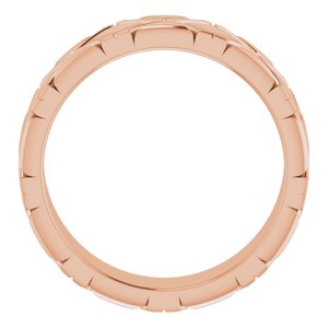 X-Patterned Quilted Band