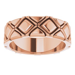 X-Patterned Quilted Band