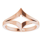 Negative Space V Ring