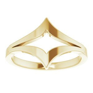 Negative Space V Ring