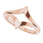 Negative Space V Ring