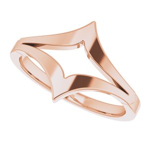 Negative Space V Ring