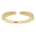 Beaded Negative Space Ring