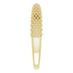 Beaded Negative Space Ring