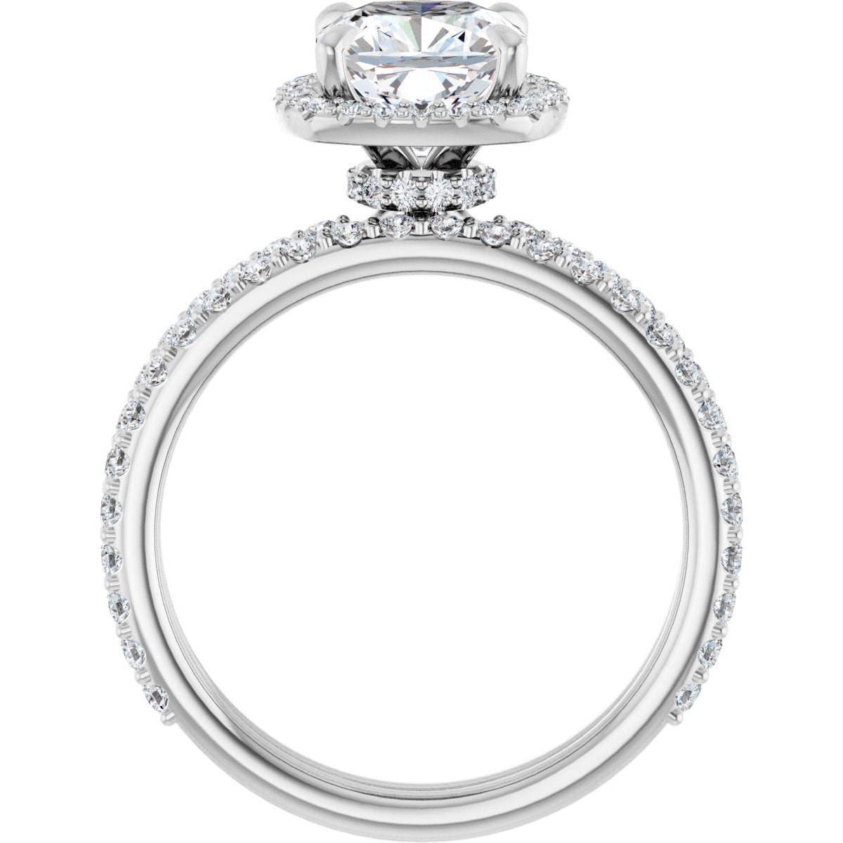 Halo-Style Engagement Ring