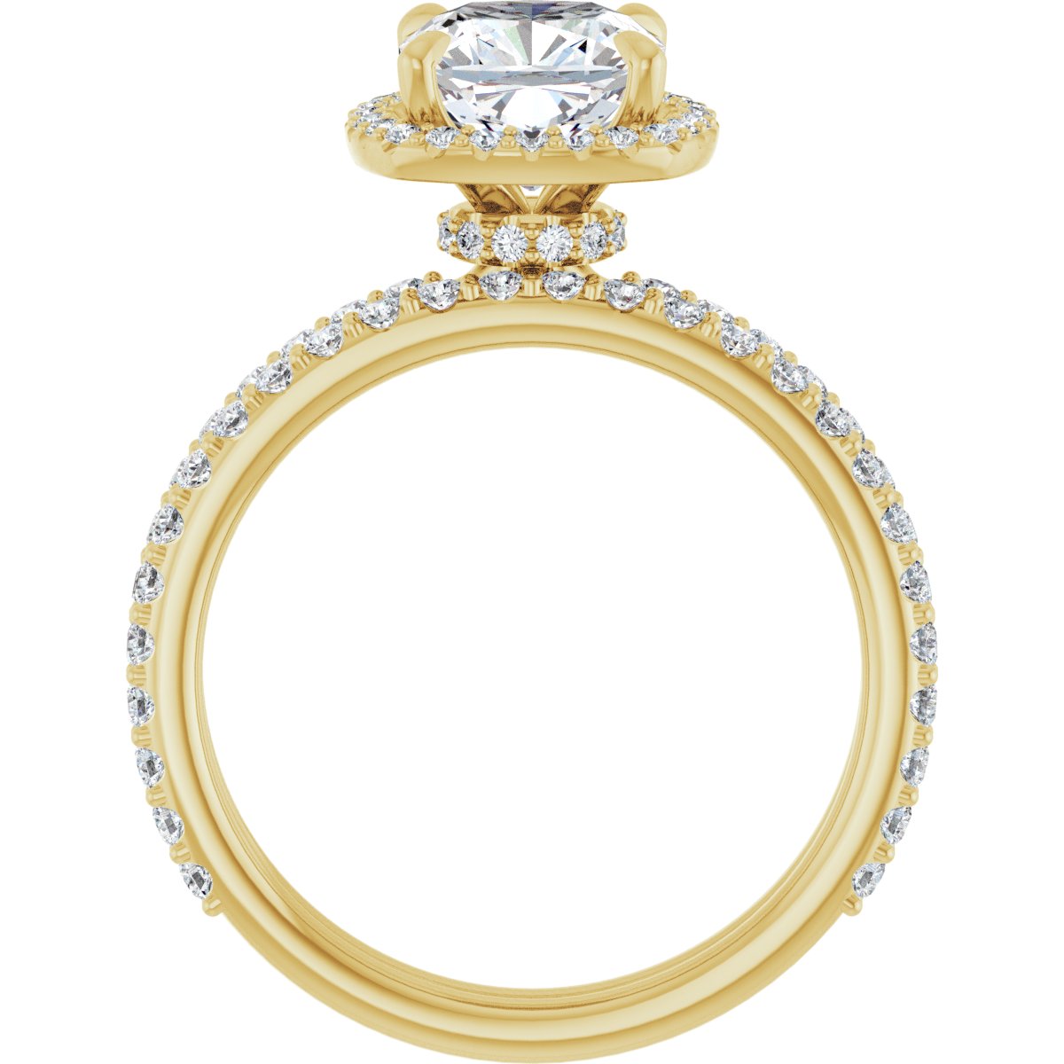 Halo-Style Engagement Ring