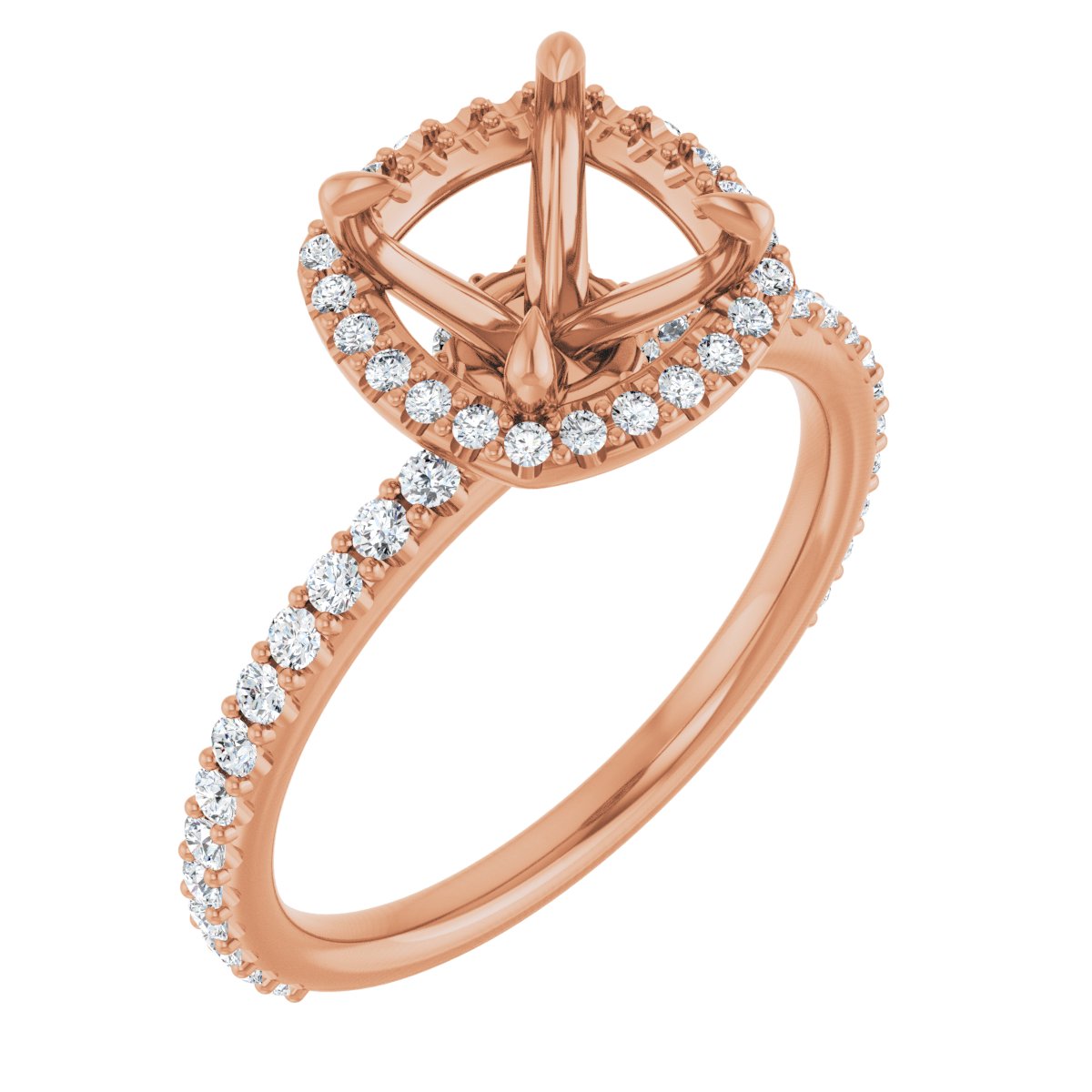 Halo-Style Engagement Ring