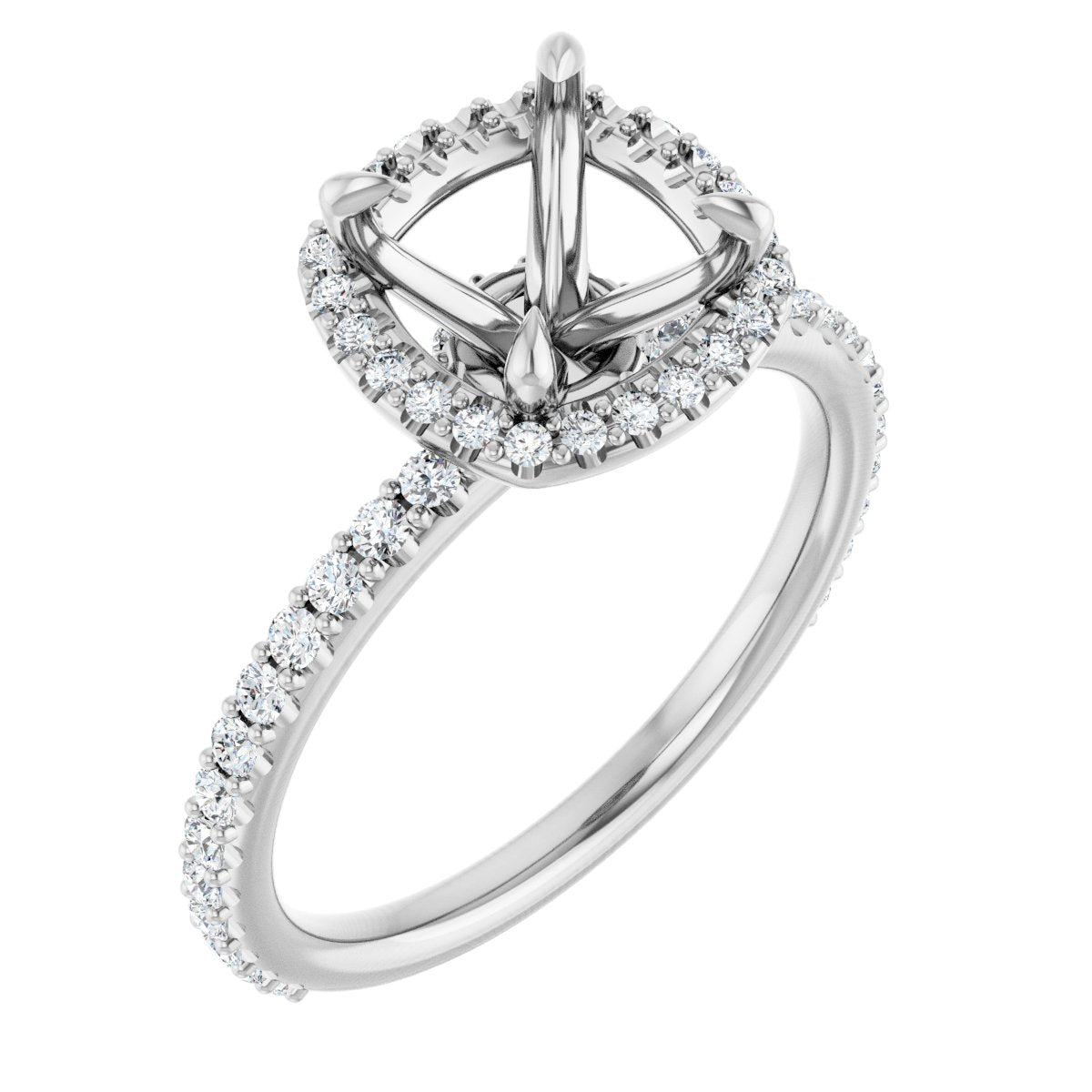 Halo-Style Engagement Ring