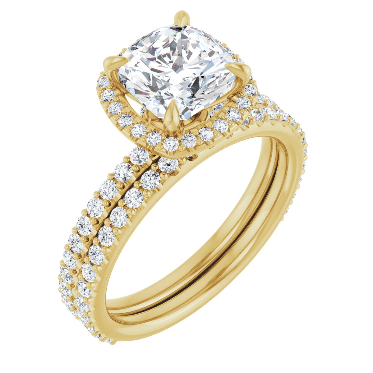 Halo-Style Engagement Ring